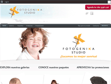 Tablet Screenshot of fotogenika-studio.com